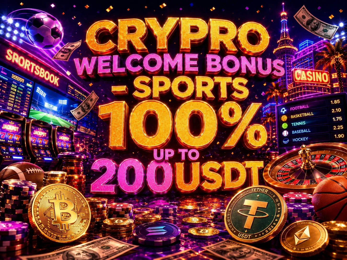 Crypto welcome sport